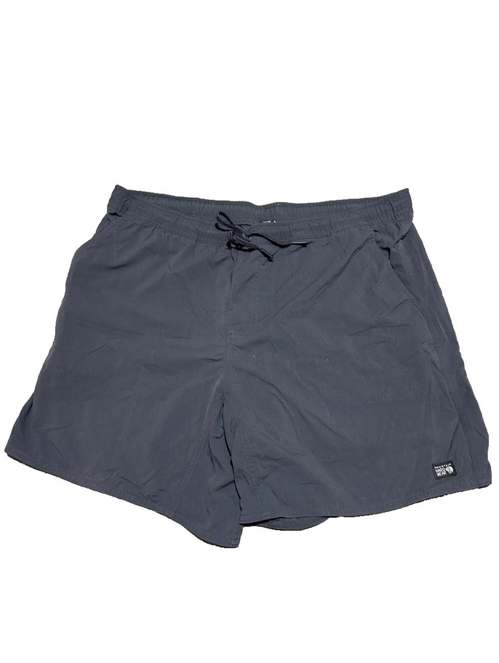 Mountain Hardwear Shorts Men Large Gray Ripstop Hiking Outdoor Lightweight Trail